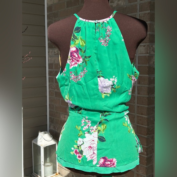 NWOT NINE BRITTON sM tie waist halter-from Stitch Fix-tie in front/back-lined - Picture 2 of 8